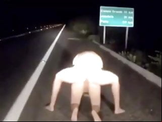 Couple Enjoying Carnal Knowledge Unaffected By Motorway